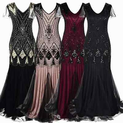 #ad Sunmmer Sequin Dress Banquet Party Evening Dress Women#x27;s Dress $69.65