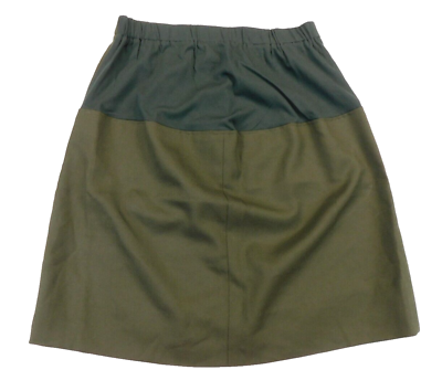 #ad US Marine Green Skirt Women#x27;s Medium Maternity Alpha USMC Dress Dacron Wool $14.50