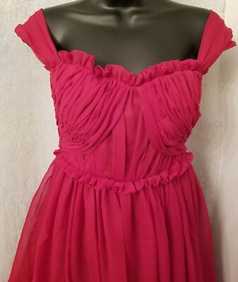Dress Size XS OR S Juniors Womens Red $47.49