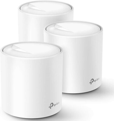 TP Link Deco WiFi 6 Mesh WiFi System Deco X20 Covers up to 5800 Sq.Ft. $134.99