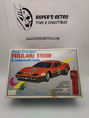 #ad Vintage Sears Radio Controlled Ferrari 512BB Car N.A.R.T #27086 $44.76