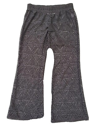 #ad Lagaci Pants Women#x27;s Medium Swimwear Cover Up Lace $15.98