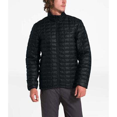 #ad #ad New Mens The North Face Black Eco Thermoball Full Zip Jacket Coat Puffer Matte $119.71