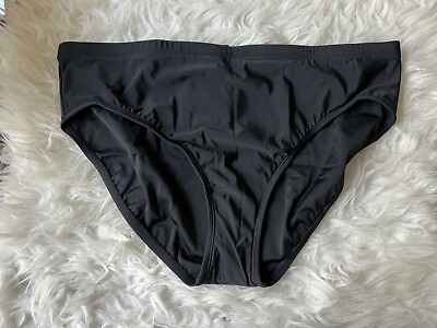 #ad #ad Aqua Green Swim Womens Black Bikini Bottom XL $13.79