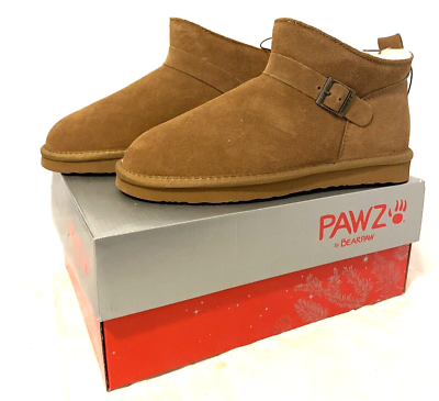 #ad Pawz by Bearpaw Women#x27;s Amy Suede Boots Hickory Size 8 Ugg Like Style #x27;#x27;NEW#x27;#x27; $22.99