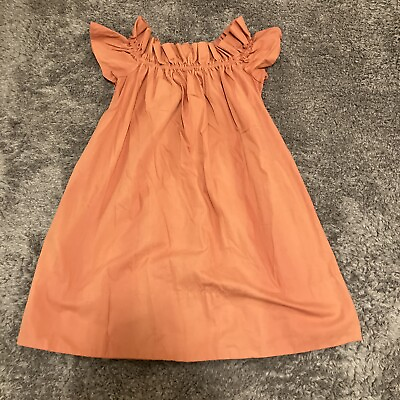 #ad Free People Sophie Off the Shoulder Ruffle Coral Peach Boho Dress XS $33.25