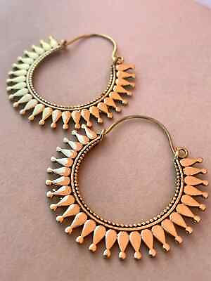 #ad Unique Boho and Ethnic Styles Lotus amp; Gypsy Earrings in Tribal Style $20.00