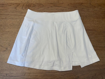 #ad #ad PINK Victoria’s Secret Optic White Solid XX LARGE Cotton Active Skort Skirt VS $14.99
