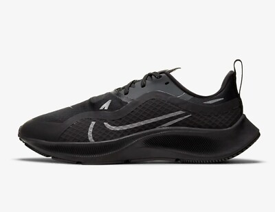 Nike Air Zoom Pegasus 37 Shield Running Shoes Black CQ8639 001 Womens Size $59.97