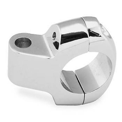 Chrome Mirror Mount Clamp for 1 inch Handlebars for Harley CLEARANCE was$28S H $20.00