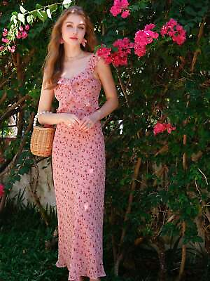 #ad Boho Chic Floral Print Maxi Dress with Elegant Smocking Details $69.99