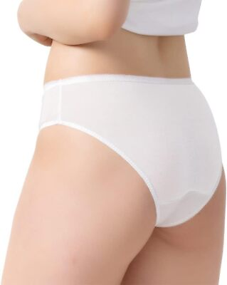 #ad 10 Pieces Women#x27;s Disposable Underwear Ladies Panties Handy Bikinis for Travel H $35.69