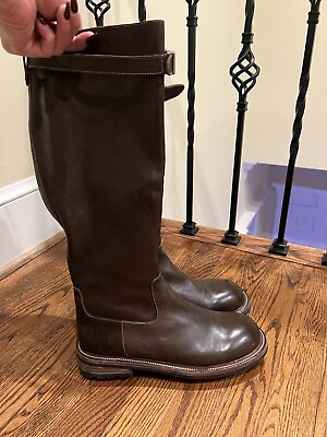 #ad mid calf leather boots women size 10 new $99.00