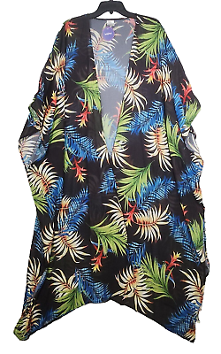 #ad Beach Kimono Womens Size Extra Large Flowy Cover up $12.50