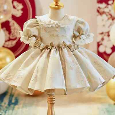 #ad Children#x27;s Baptism Princess Dress Wedding Birthday Party Girls Evening Gown $57.09