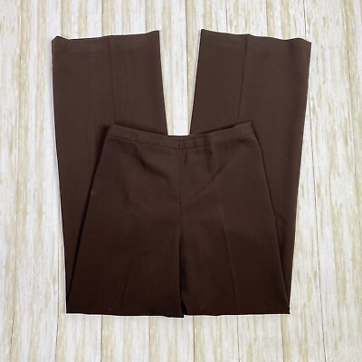 #ad Vintage Ellen Tracy for Dillards Women’s Size 4 Brown Wool Blend Trouser Pants $46.99