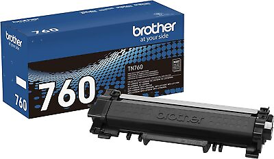 #ad Brother Genuine Cartridge TN760 High Yield Black Toner1 Pack $55.69