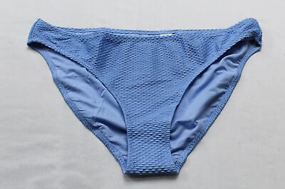 #ad Aerie Women#x27;s Full Coverage Bikini Bottoms JL3 Light Blue Size XL NWT $9.47