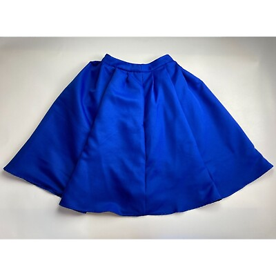 #ad #ad Women#x27;s M Blue A Line Knee Length to Midi Skirt $15.00