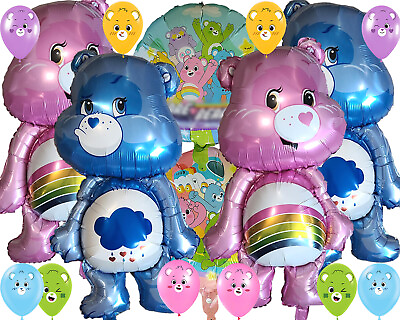 #ad CAREBEARS balloon cake cup plate table birthday party decoration supplies idea $9.99
