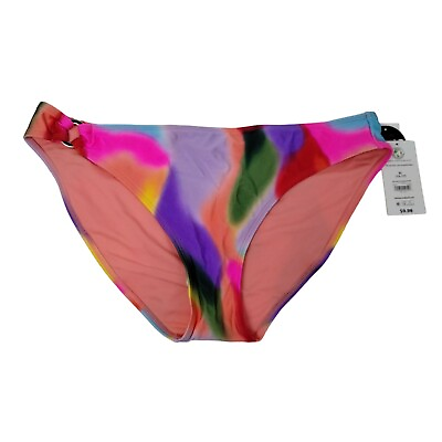 No Boundaries Junior Girls Jelly Tie Dye High Cut Bikini Bottoms $7.95