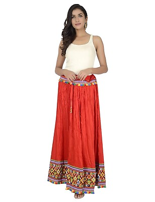 #ad Maxi Skirts for Women Ankle Length Skirt Casual Long Skirt Sequin Embroidery Hip $23.74