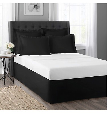 Bed Skirt Premium Full Queen King Size Microfiber Hotel Quality 16quot; Drop Skirts $10.00
