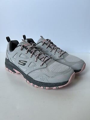 Skechers Trail Womens Size 11 Gray Pink Comfort Walking Hiking Shoes Sneakers $38.00
