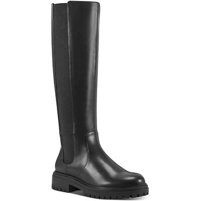 INC Womens Brinahl Leather Tall Lugged Sole Knee High Boots Shoes BHFO 7510 $20.59