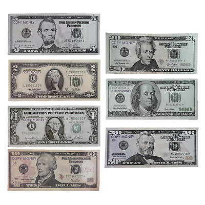 #ad 100Pcs set Magic Props Banknotes Simulation Dollar Currency Props Party $9.09