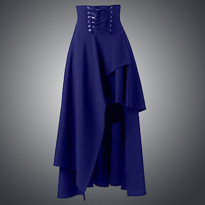 #ad Irregular Hem Skirt Women Cosplay Maxi for Vintage Dress Up Costume with Soft $23.07