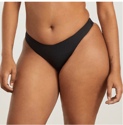 #ad Everlane The Bikini Bottom in Low Rise in Black XXS NWOT $28.00