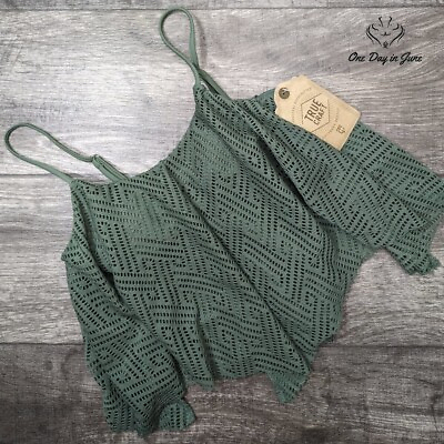 #ad True Craft Wanderlust Crochet Bikini Top Size S $18.00