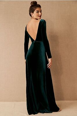 #ad Womens Velvet Long Maxi Dress Long Sleeve Cocktail Party Ball Bridesmaid Gown $134.10