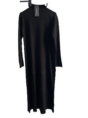 #ad Trendyol Women Modest Maxi Basic Regular Woven Modest Dresses UK Size 10 Black GBP 12.71