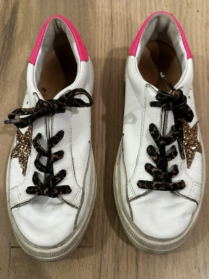 Golden Goose Girls White Sneaker Size 33 $74.99