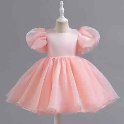 #ad Children Girl Cute Dress Birthday Party Short Evening Gown Knee Length Dresses $55.53