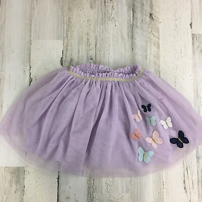 #ad #ad Carter’s Girls Size 6 6X Purple Tulle Mini Skirt Butterfly Applique $10.99