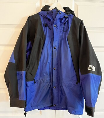 #ad Vintage 90’s The North Face Gore Tex Blue Waterproof Rain Snow Jacket Men’s SZ M $110.00