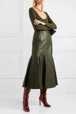 #ad Real Lambskin Genuine Skirt Leather Designer New Stylish Women#x27;s Handmade $131.25