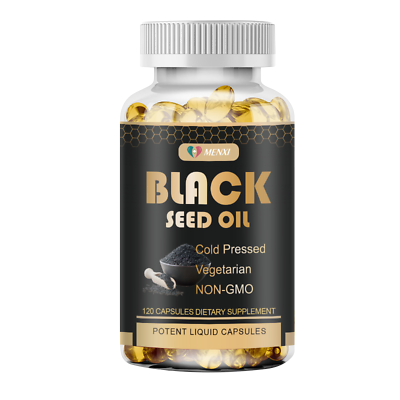 #ad Black Seed Oil 1000mg 120 240 480 Capsules Cold Pressed Black Cumin Seed Oil $12.50