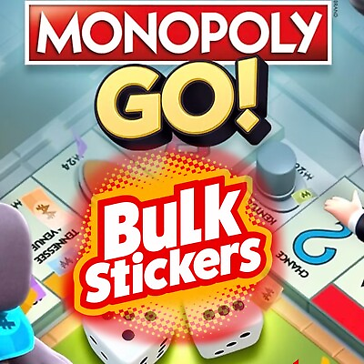 #ad Monopoly Go 1 Star 5 Star Stickers⭐ ALL Stickers Available Cheap⚡Sup Fast $11.99