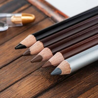 #ad #ad Eyebrow Pencil Eye Brow Eyeliner Pen With Pencil Sharpener Long A9Y9 $1.26
