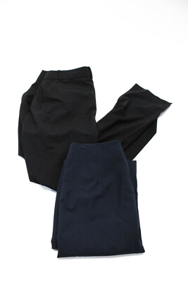 #ad Theory Womens Pencil Skirt Dress Pants Navy Blue Black Size 2 4 Lot 2 $34.81