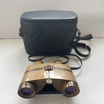 Vintage Sears 7x35 Binoculars Model 6235 525ft at 1000yds Bakelite Japan w Case C $39.88