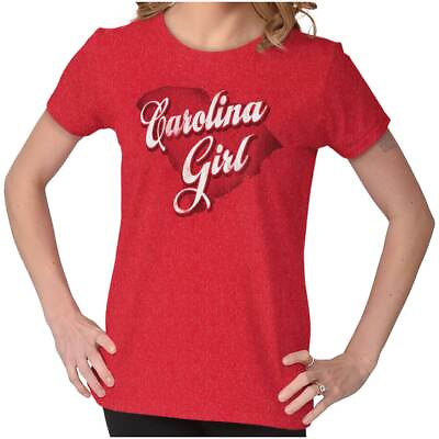 South Carolina Fashion Carolina Girl Trendy Womens Short Sleeve Ladies T Shirt $7.99