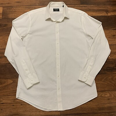 #ad nordstrom men#x27;s withe dress shirt tech smart trim fit 17 36 37 $15.90