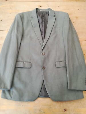 #ad Men’s NEXT suit jacket chest 40” long regular fit 2 button 2 vent Tencel linen b GBP 9.99