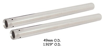 Hard Chrome Plated Fork Tubes 49mm O.D. 27.5quot; Long for Harley FXDWG Dyna 06 17 $228.80