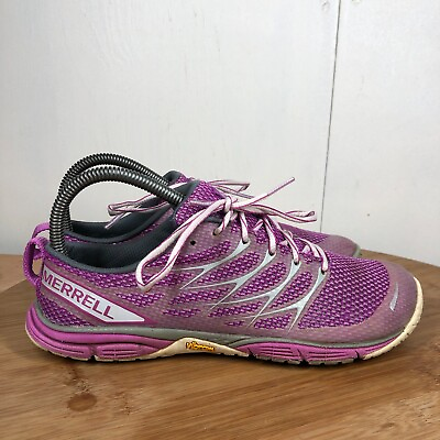 Merrell Running Shoes Womens 8 Road Glove Dash III Purple Barefoot Minimalist $19.98